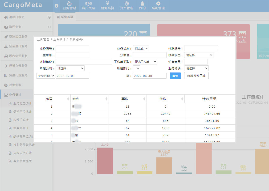 国际货代业务系统